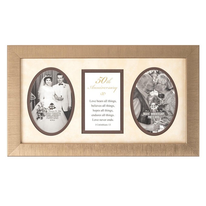 50TH ANNIVERSARY FRAMED WALL ART PICTURE FRAME