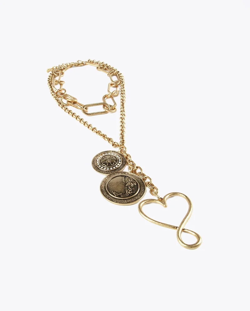 Lola Casademunt Double necklace with pendants