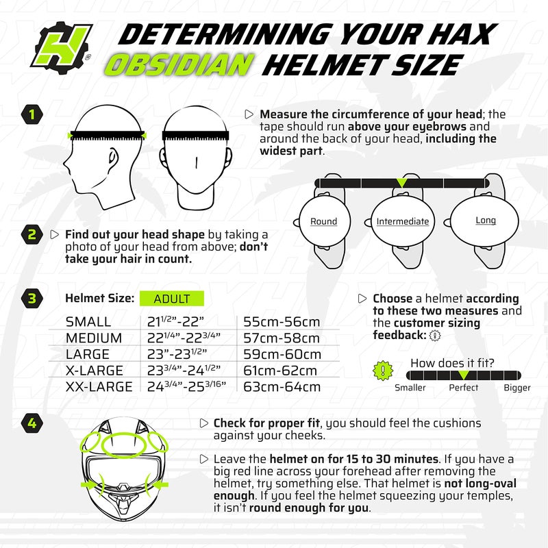 HAX Obsidian Full Face Dual Visor Adult Motorcycle Helmet for Motorbike Street Bike with Pinlock Ready DOT Approved Matte Black Gold XL - Image 4