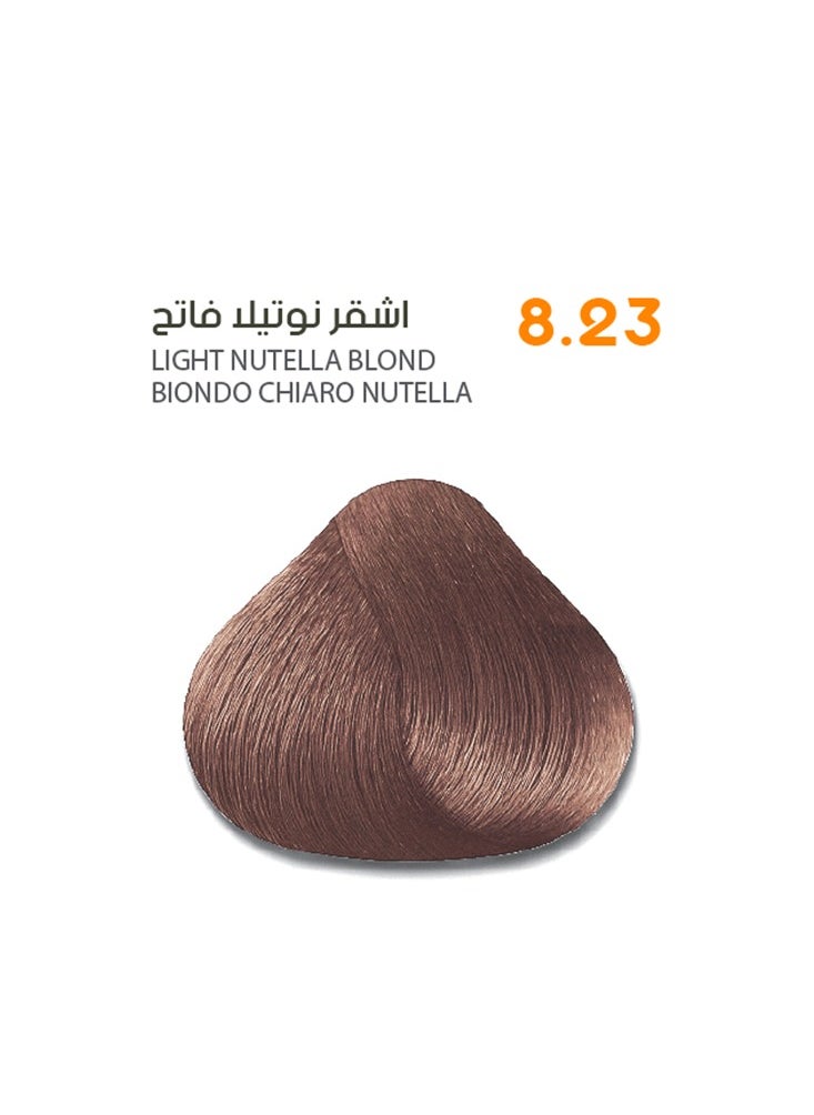 Savoo - SAVOO Hair Color Cream 8.23 Light Nutella Blond - Herbal Extract & Oil Plex 100ml - Image 1