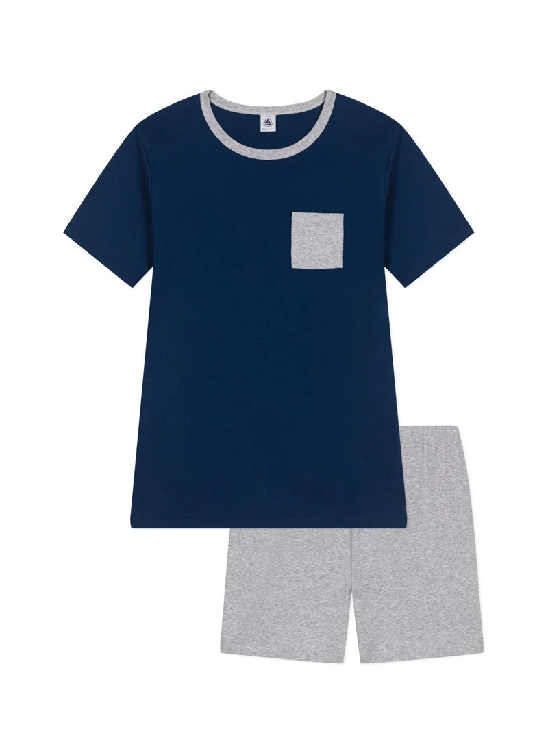 بيتي باتو Child's plain cotton short pajamas