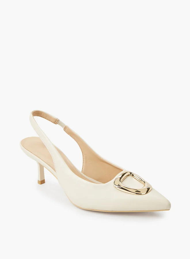 سيليست Women Kitten Heel Slingback Shoes