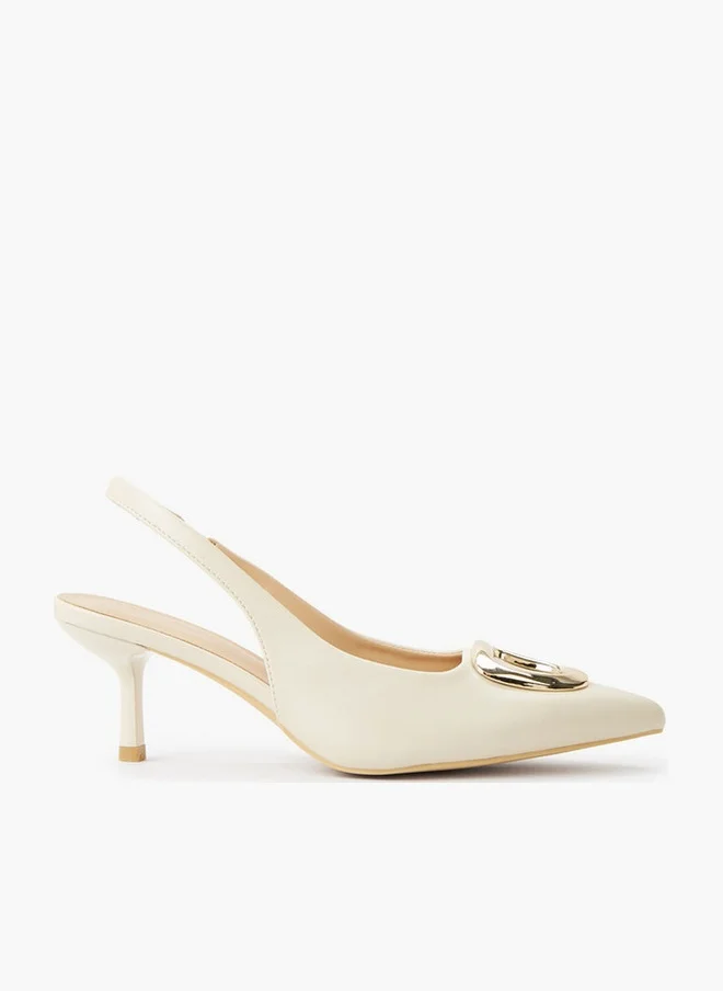 سيليست Women Kitten Heel Slingback Shoes
