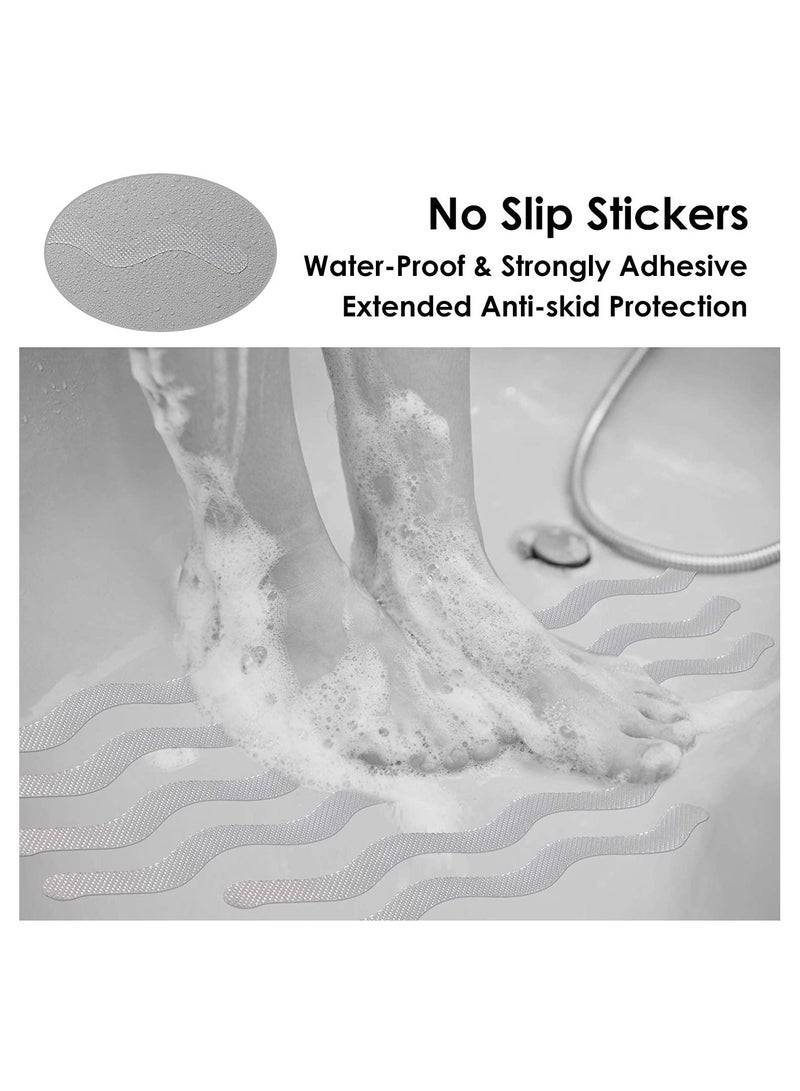 24 PCS Bathtub Non Slip Stickers Anti Slip Shower Stickers with Premium Scraper - Image 5