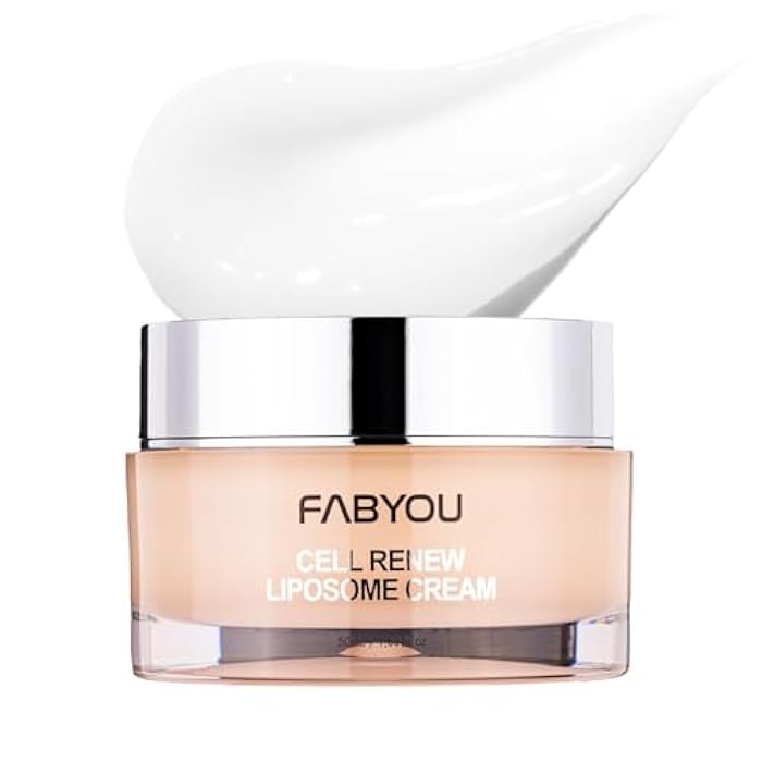 Fabyou Cell Renew Liposome Facial Cream 1.69 fl oz - Anti-Aging EGF Stem Cell Moisturizer for Face with 6GF (50,000ppm), Peptides & Ceramide, Korean Skin Care for Deep Hydration & Firming - Image 1