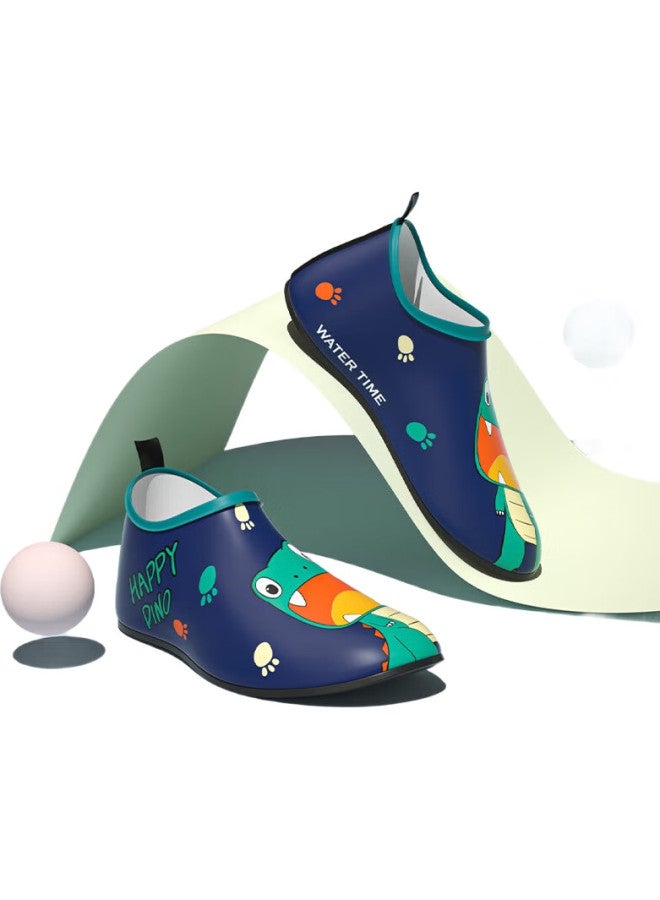 Watertime/Shuichuan Beach Shoes For Children, Boys And Girls, Diving, Beach Combing, Wading, Stream Tracing, Non-Slip, Cut-Resistant Shoes, Green Dinosaur - Image 2