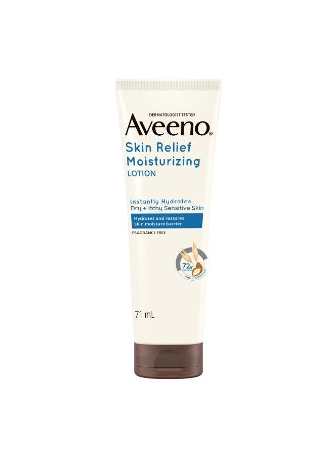 Aveeno Skin Relief Lotion For Sensitive Skin, White, 71 g - Image 1