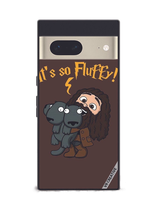 VR CREATIVE Protective Case Cover For Google Pixel 7 Its So Fluffy Design Multicolour - Image 1