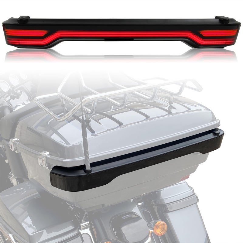 مجموعة مصابيح الفرامل والإشارات الخلفية LED من VEISUTOR Smoke King Tour Pack Pak للدراجات النارية هارلي 2014-2022