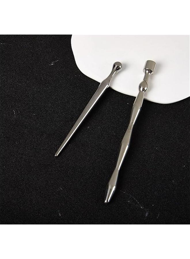 Loquat 2025 New Stainless Steel Manual Acupuncture Pen Trigger Point Massager Body Meridian Pain Relief Jewelry Fashion Creative Gift - Image 3