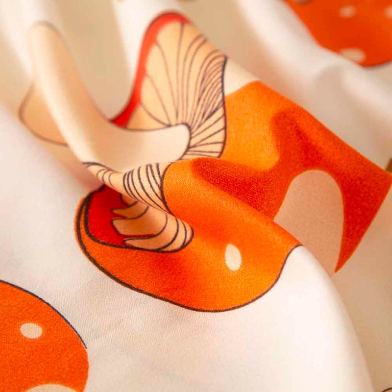 SDY 4PCS Mushroom Sheet Set Full Size,Great Cute and Comfortable Bedding Sheet for Boys, Girls, Kids and Toddler,Bed in a Bag Packaged with 1 Fitted Sheet+ 1 Top Flat Sheet + 2 Pillowcases - Image 5