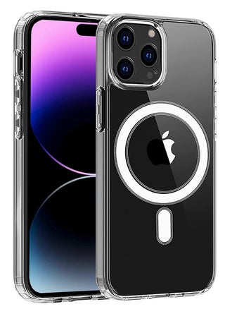 Magnetic Clear Back Designed for iPhone 14 Pro Clear Phone Case Compatible with Magsafe, Slim Protective Cover - pzsku/Z8F6E785615E47A2814C4Z/45/_/1707042622/d8e574e3-17bc-4055-ac71-02250a7141de