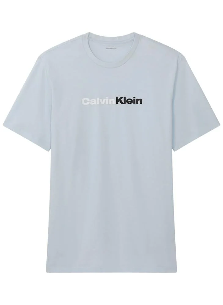 Calvin Klein Jeans  Linear Logo Crew Neck T-Shirt for Men | Best Price UAE