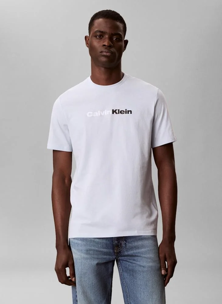 Linear Logo Crew Neck T-Shirt