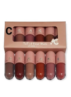 AMYTIS GARDEN A set of 6 long-lasting lipsticks in multi-coloured colours  - Image 1