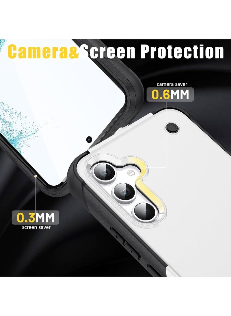 AROAQ Phone Case Military Protective Case Compatible with Samsung Galaxy S24 And GalaxyA54 Case with Kickstand, Rugged Full-Body Protection Case Military Grade Shockproof Case Phone Cover - Image 3