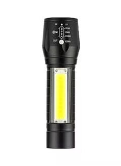 Generic Multi-Functional USB Rechargeable COB LED Flashlight Torch 0.05kg  - Image 1