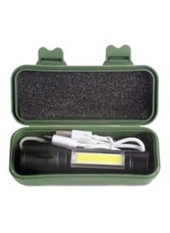Generic Multi-Functional USB Rechargeable COB LED Flashlight Torch 0.05kg  - Image 4