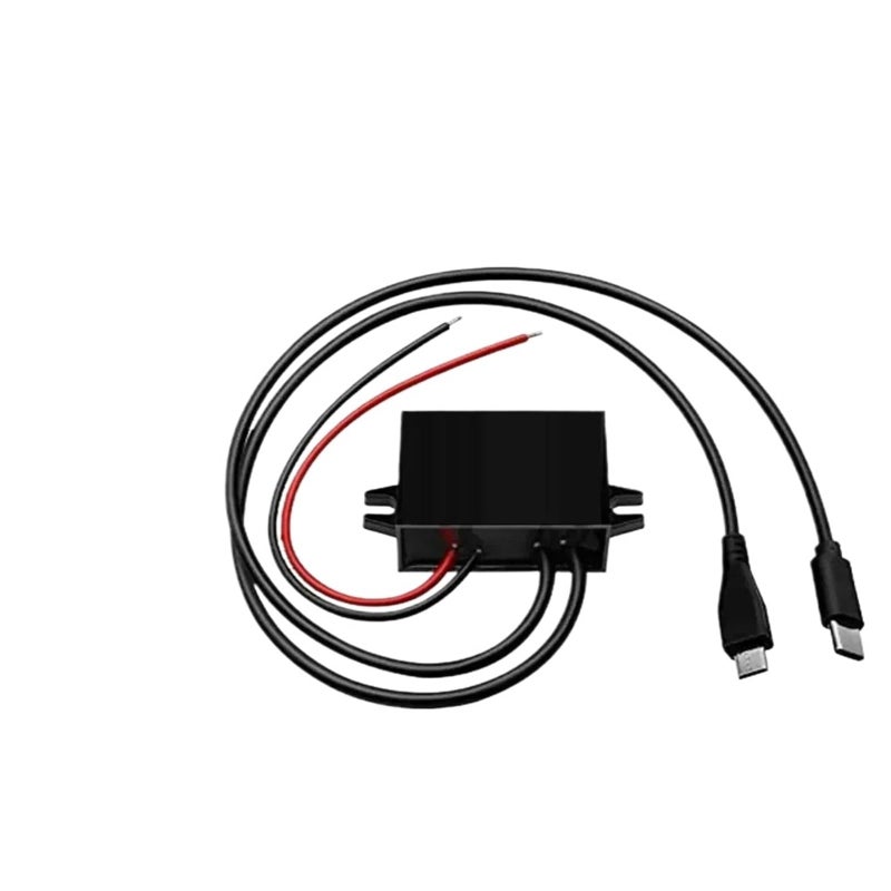 8V 85V إلى 5V محول USB 15W DC DC تنحي مع إخراج Type C و Mini USB - Image 3