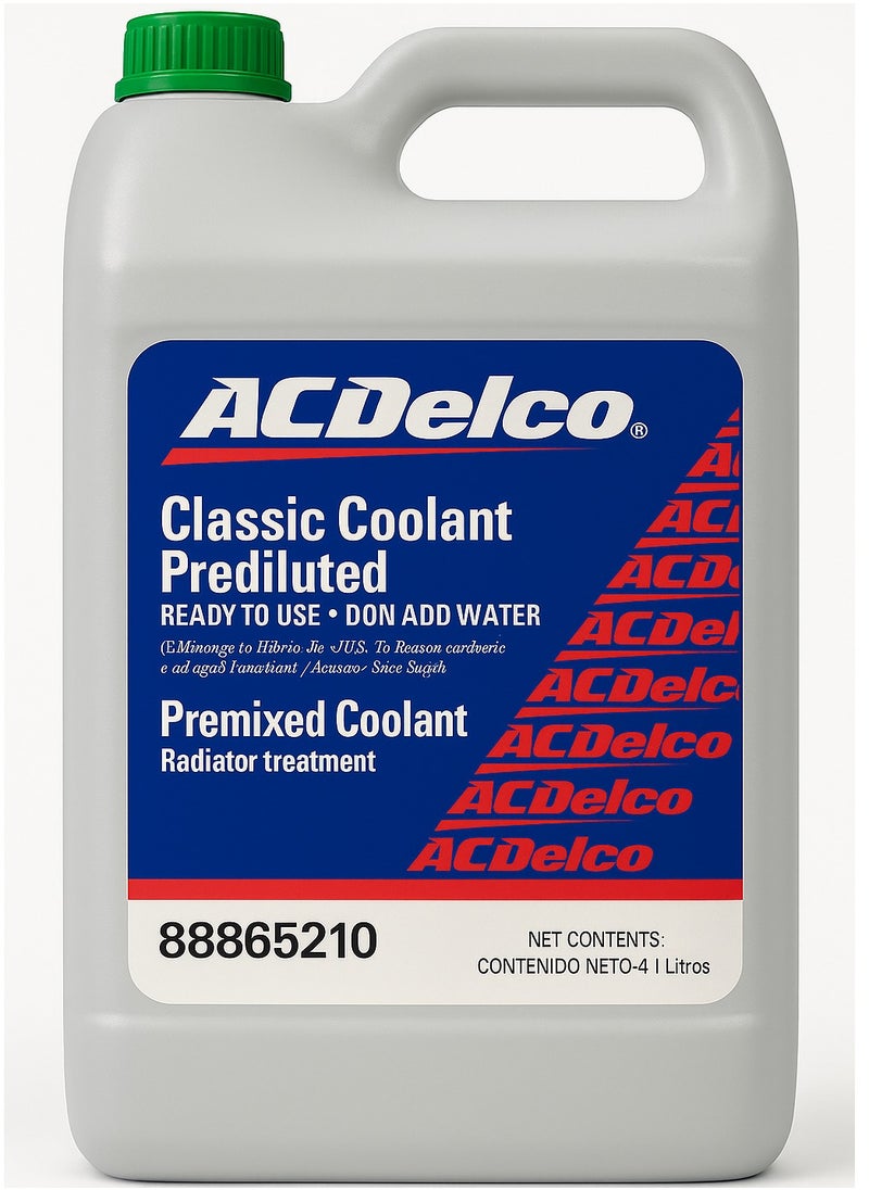 ACDelco - ACDelco Green Radiator Assy Delux Cooling System Additives – 4 Liters – Engine Coolant & Radiator Treatment - Image 1