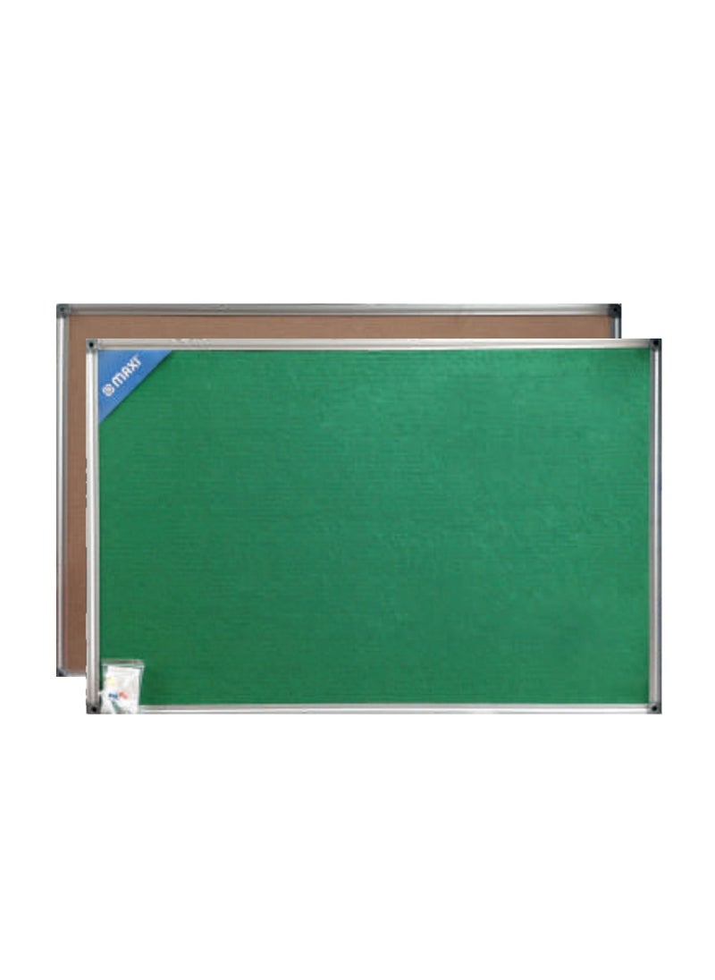 Maxi 45x60cm Size Felt Board Green Fabric  - Image 1