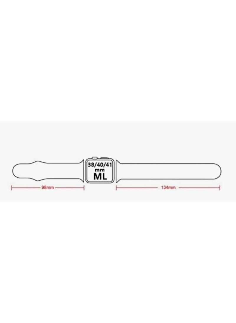 traditious - Sport Straps for Apple Watch – Soft Silicone Replacement Bands Compatible with Apple Watch Series 10, 9, 8, 7, 6, 5, 4, 3, 2, 1, SE (38mm, 40mm, 41mm, 42mm) for Women & Men - Dark Green - Image 1