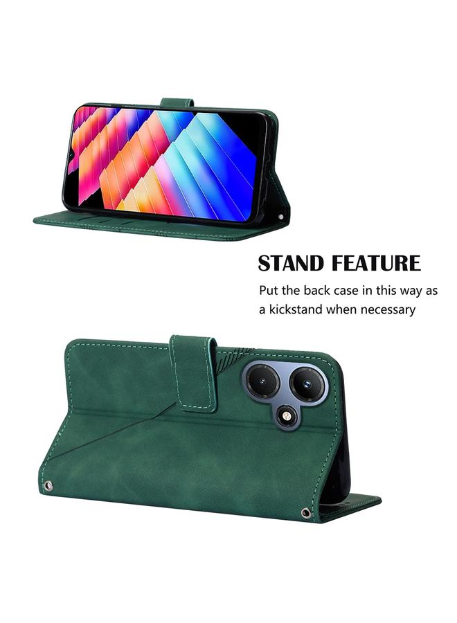 S-TOP Case For Infinix Hot 30i / X669 Crossbody 3D Embossed Flip Leather Phone Case - Image 5