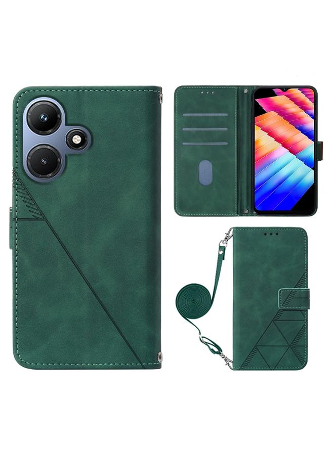 S-TOP Case For Infinix Hot 30i / X669 Crossbody 3D Embossed Flip Leather Phone Case - Image 1