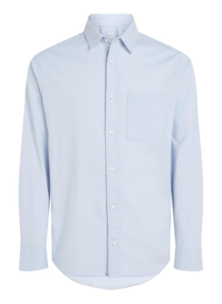 CALVIN KLEIN Regular Fit Chambray Long Sleeve Shirt  - Image 5