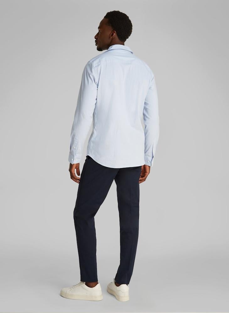 CALVIN KLEIN Regular Fit Chambray Long Sleeve Shirt  - Image 2