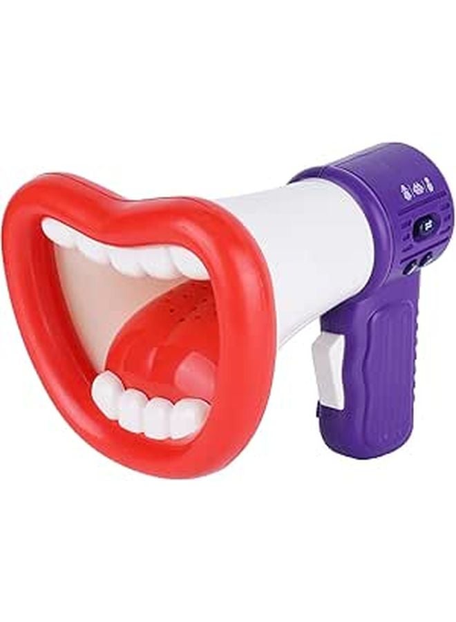 Kids Voice Changer Megaphone Toy Multiple Effects Educational Birthday Party White - Image 1