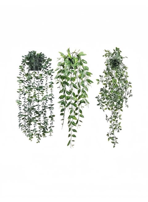3 حزمة النباتات المعلقة الاصطناعية