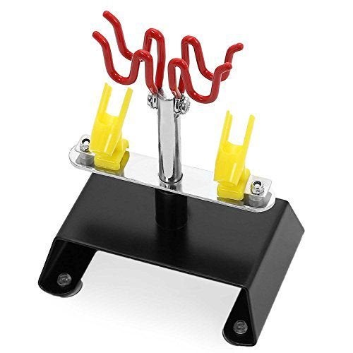 MUMBAI TATTOO AIRBRUSH STAND HOLDS 4 AIRBRUSHES SWIVEL TILT SET - Image 1