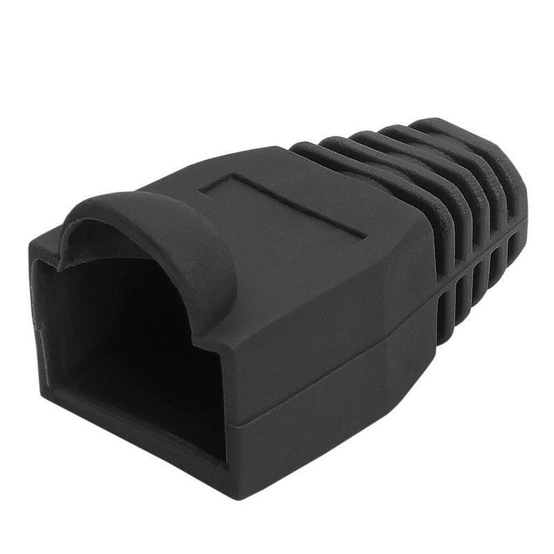 Cmple 50-Pack RJ45 Strain Relief Boots, RJ45 Boots for Cat6, Cat5e Ethernet RJ45 LAN Cable Connector Boots Cover - 50 PCS, Black - Image 5