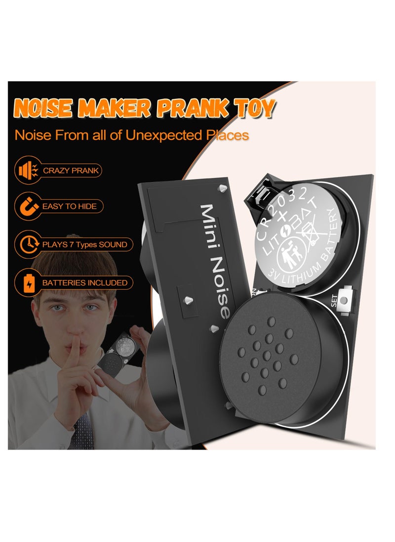 Generic - Noise Maker Prank 2Pack Updated, Annoying Noise Maker for Kids Adults, Noise Machines Pranks Sound Stuff Practical Joke, Prank at Home, Office, School, Black - Image 1