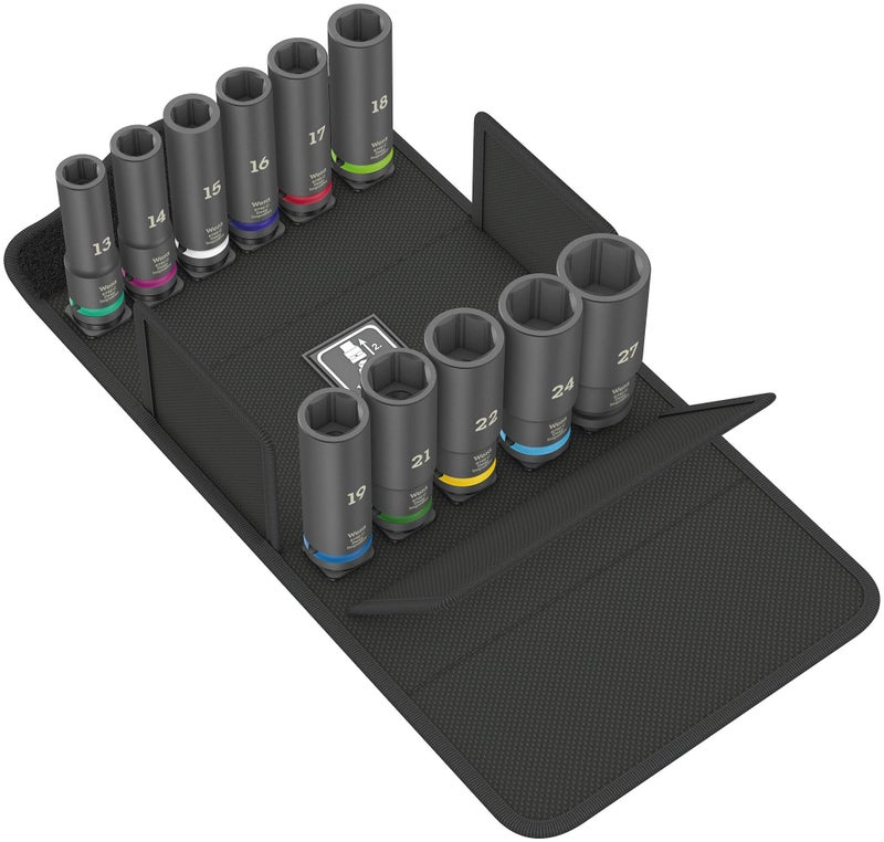 Wera 05004841001 8790 C Impaktor Deep Set 1 Socket Wrench Insert Set 11 Pieces - Image 2