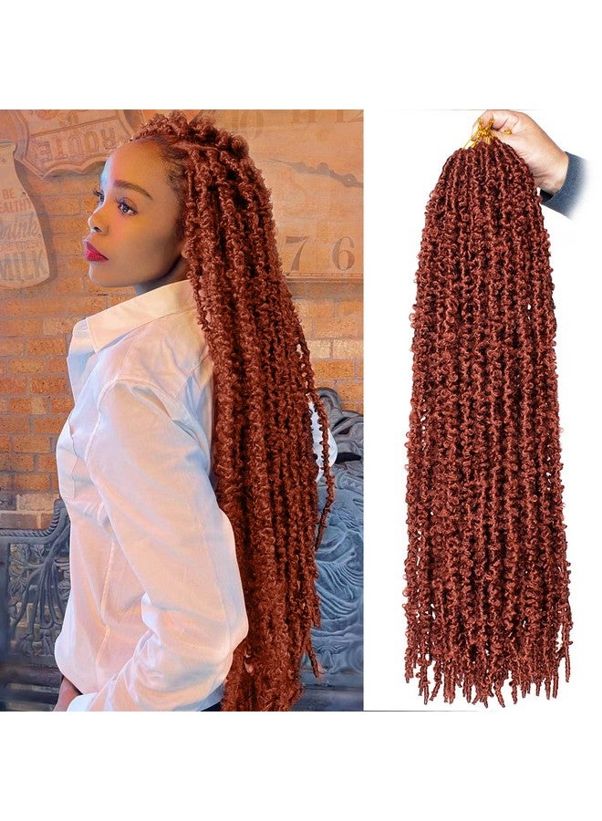 ZRQ 30 Inch Ginger Butterfly Locs Crochet Hair Extensions - Image 1