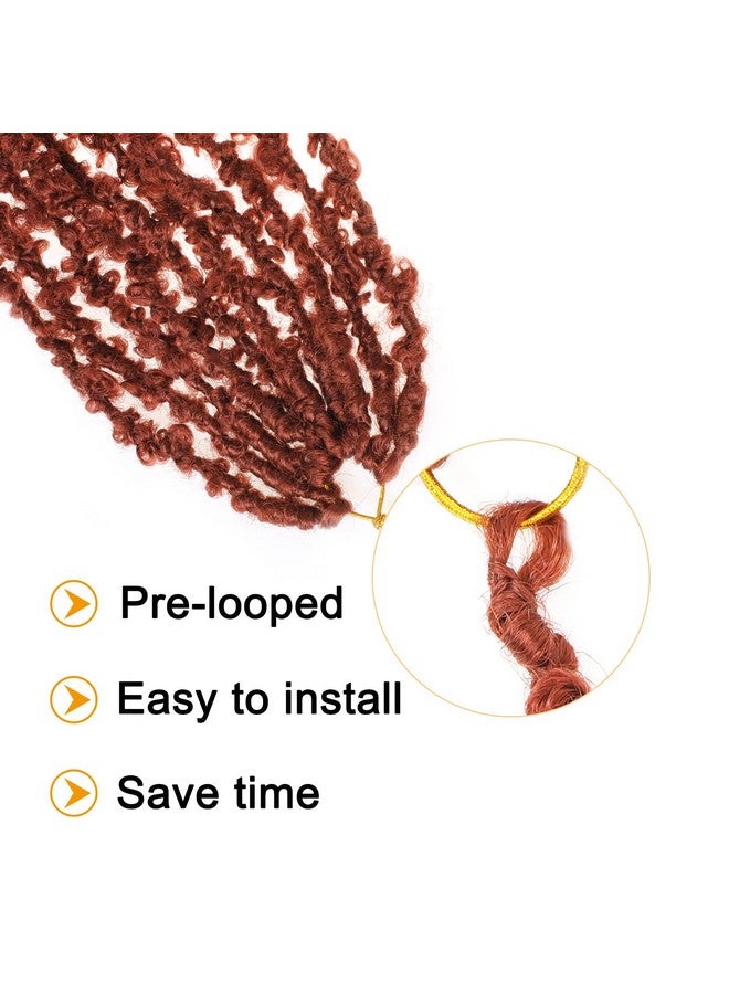 ZRQ 30 Inch Ginger Butterfly Locs Crochet Hair Extensions - Image 4