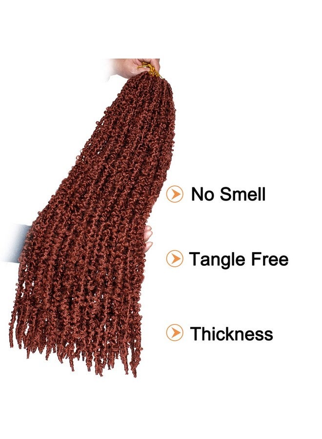 ZRQ 30 Inch Ginger Butterfly Locs Crochet Hair Extensions - Image 3
