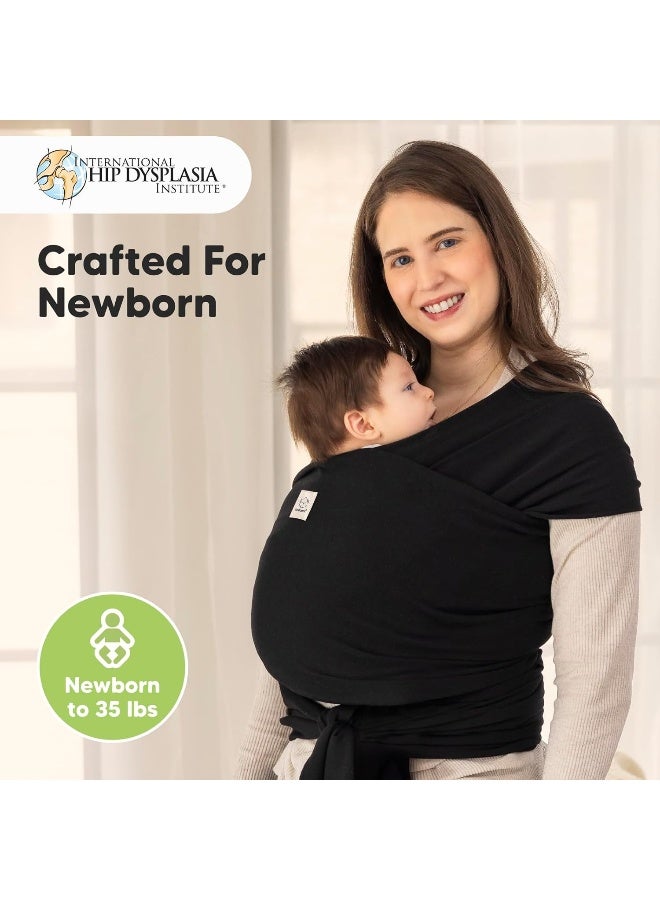 KeaBabies Baby Wrap Carrier - All-in-1 Stretchy Baby Wraps - Baby Sling - Infant Carrier - Hands-Free Babies Carrier Wraps - Image 2