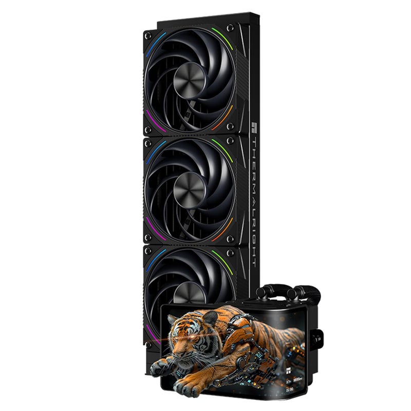 Thermalright Wonder Vision 360 Turbo ARGB Black CPU Water Cooler 60HZ Curved Screen with 2400x1080 Resolutionfor AM4AM5Intel LGA18511700667in 3D Screen High Performance Pump3000RPM Fan Speed - Image 2