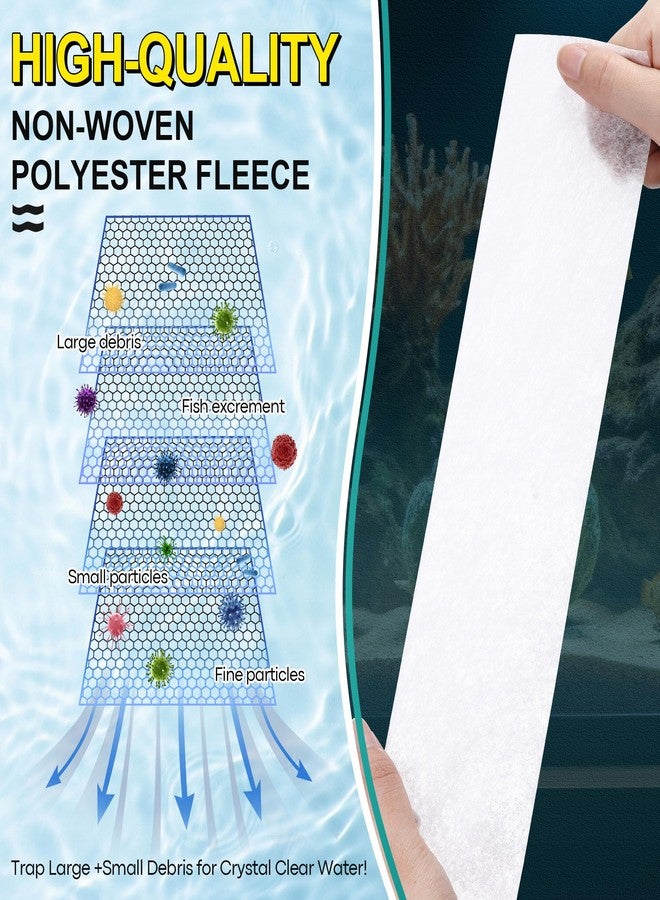 Dreyoo Replacement Fleece Roll, 105 Ft - Easy Install, Superior Filtration for Clean, Clear Reef Tanks - Ideal for Aquarium Enthusiasts, Fit Roller Mat Filter(1 Pack) - Image 5