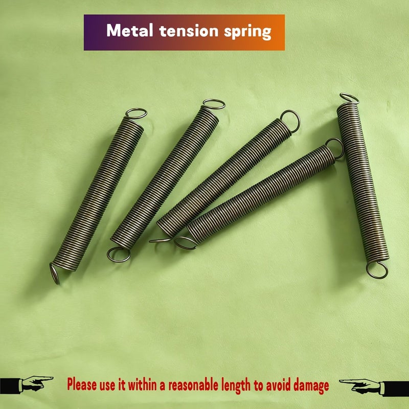 Tension Spring 1.0Mm Wire Size Traction Extension Return Rebound 4pcs For Machinery Sports Gear Robot Home Maintenance Industrial Parts Replacement - Image 1