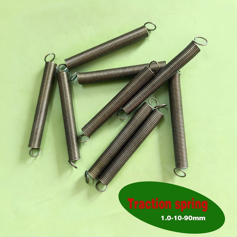 Tension Spring 1.0Mm Wire Size Traction Extension Return Rebound 4pcs For Machinery Sports Gear Robot Home Maintenance Industrial Parts Replacement - Image 5