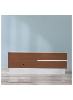 DANUBE HOME Azul TV Cabinet For Up To 65 Inches TV Entertainment Wall Unit Furniture Wooden TV Stand For Living Room Bedroom TV Rack L160xW40xH60 cm White  - Image 4