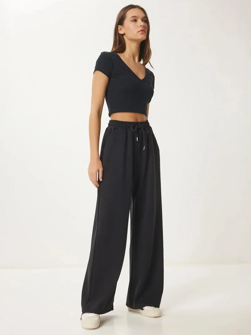 Lovely Istanbul ISTANBUL Wide Leg Modal Sweatpants