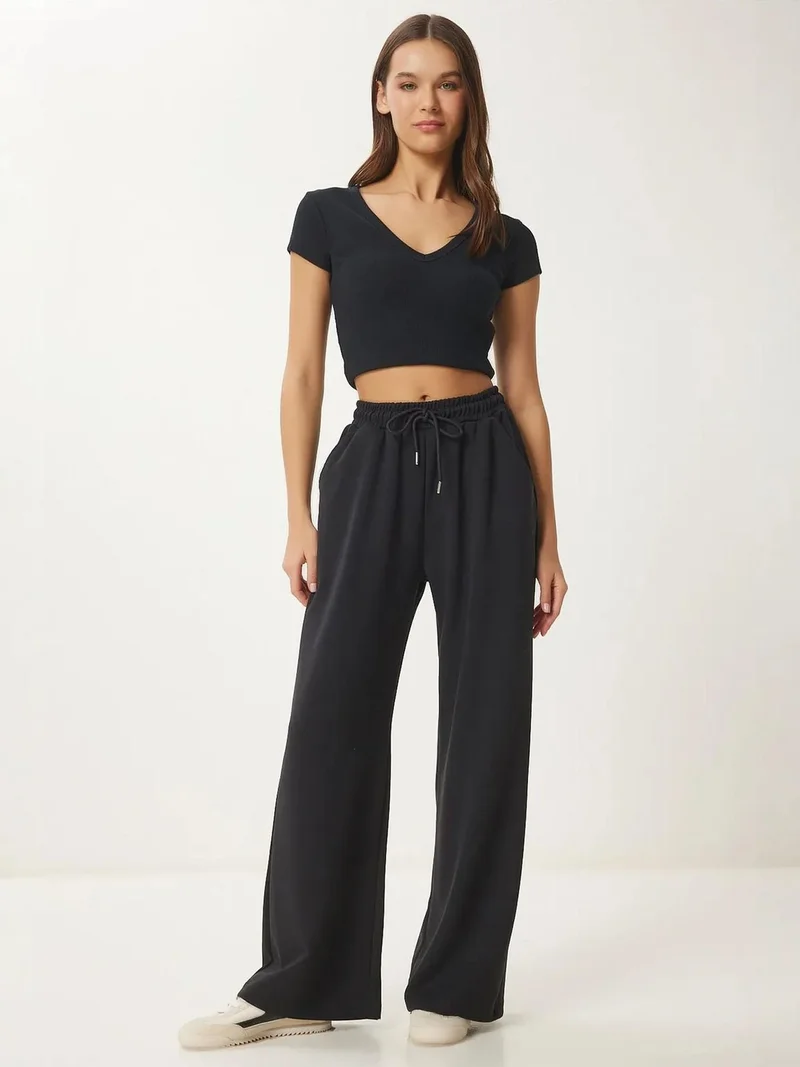 Lovely Istanbul ISTANBUL Wide Leg Modal Sweatpants