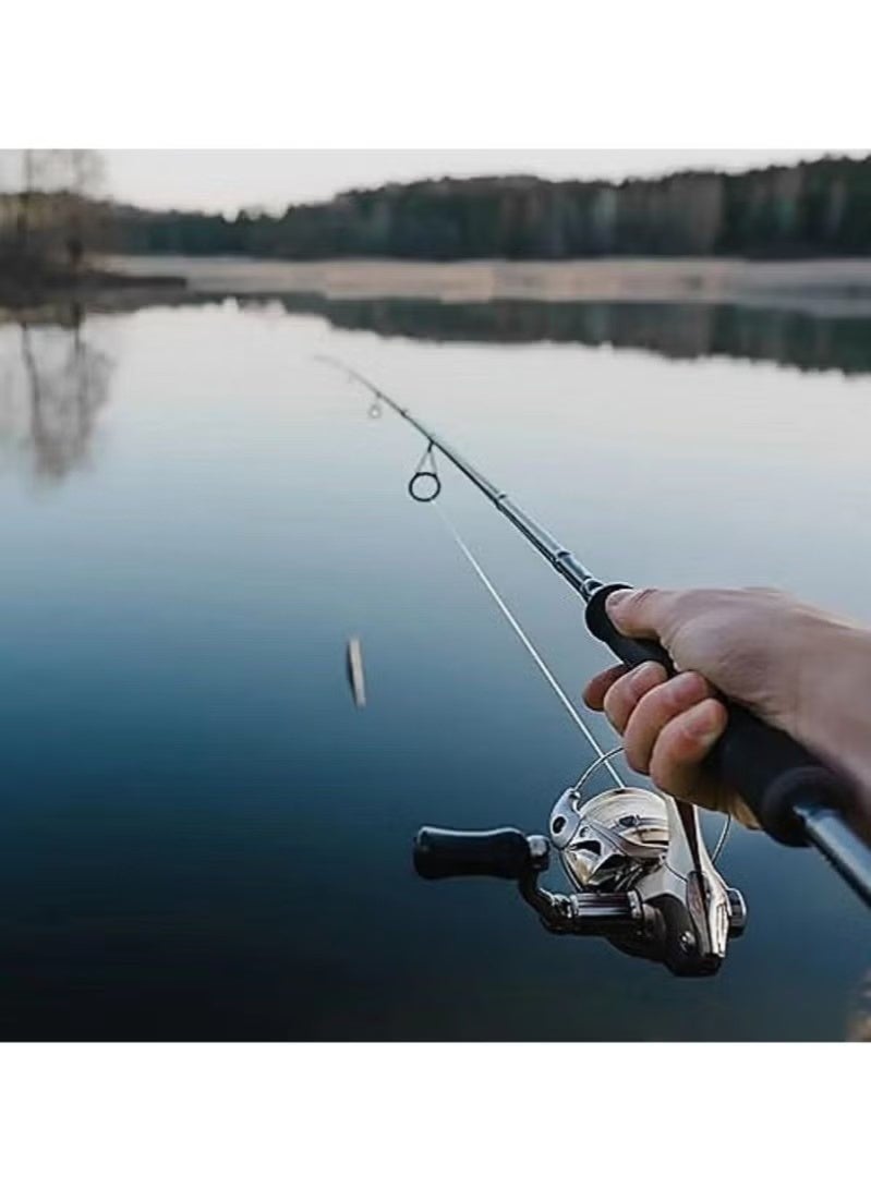 خط النايلون خيط صيد من النايلون بطول 500 متر، سلك أحادي قوي من الفلوروكربون الشفاف، مرن ومقاوم للتآكل، قوة سحب فائقة، مقطوعة للتعليق والديكورات والخرز والحرف اليدوية والطائرات الورقية - Image 5