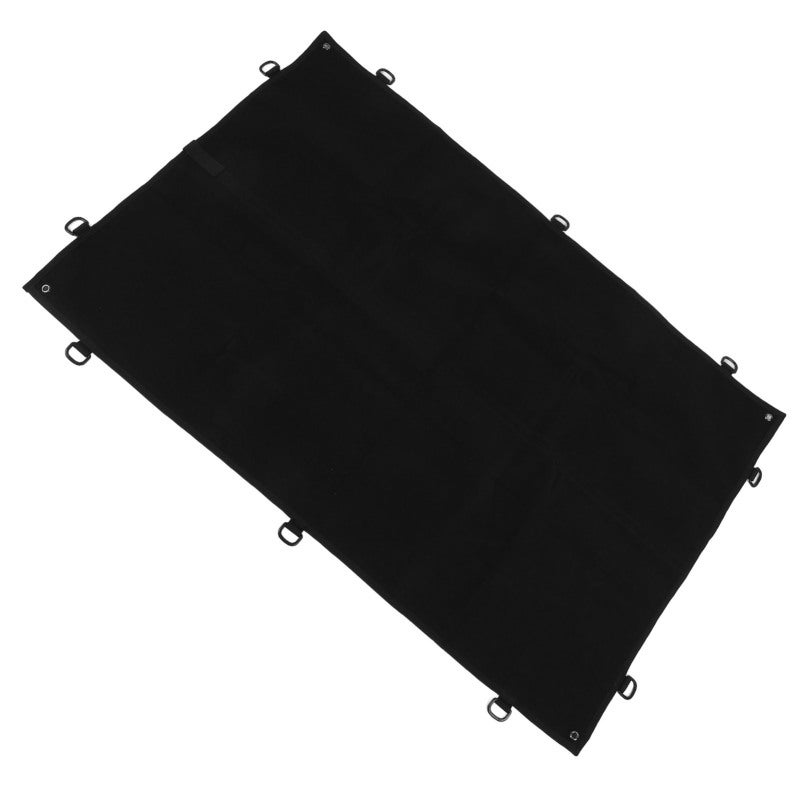 Patch Display Holder Board with Loop Surface Nylon Moral Patch Wall Organizer Storage Holder Panel for Showing Hook and Loop Emblems Patches Black M - Image 3