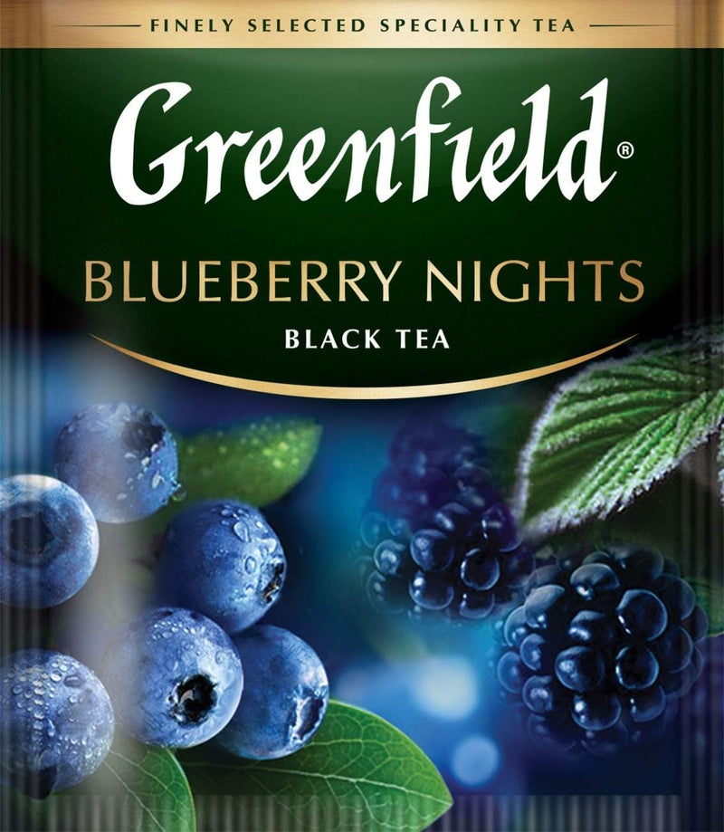 Greenfield Blueberry Nights Black Tea - 25 Teabags - Image 2